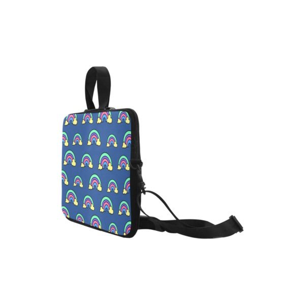 Navy blue Rainbow Laptop Sleeve for Macbook Air 11"