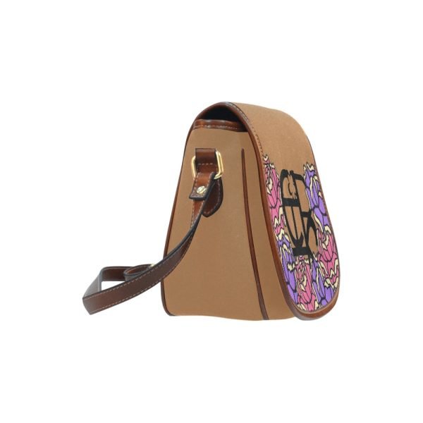 Chiu's Garden Bloom Saddle Bag-Light Brown 2024 Edition