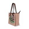 CHIU STYLE Waterproof Floral Logo Tote Bag - Brown 2024 Edition