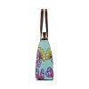 CHIU STYLE Floral Green Shoulder Tote Bag - Elegant & Durable Tote 2024