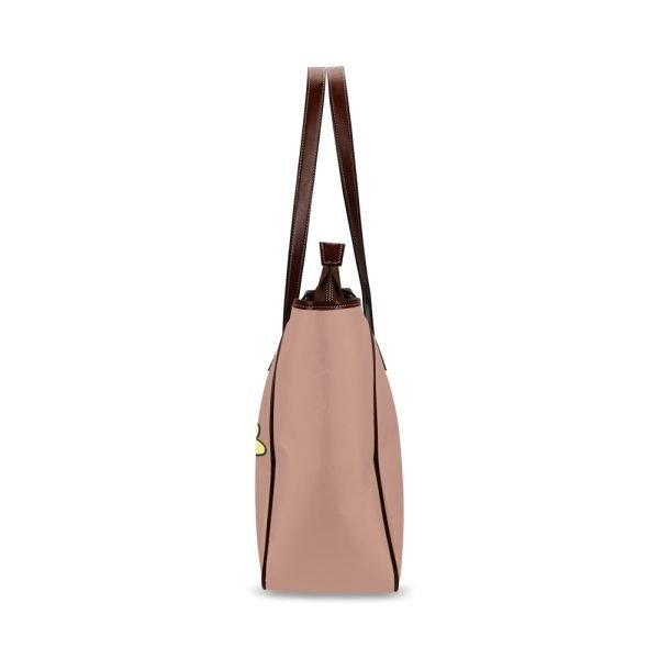 CHIU STYLE Waterproof Floral Logo Tote Bag - Brown 2024 Edition