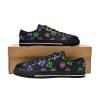 CHIU STYLE 2024 Women's Black Floral Canvas Shoes