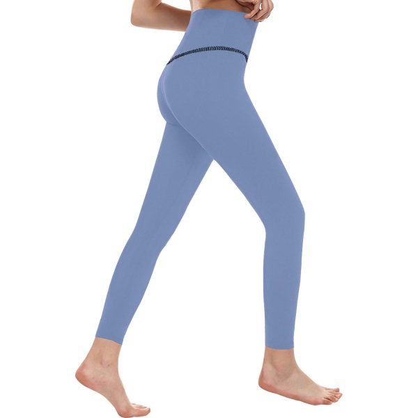 CHIU STYLE High-Waisted Leggings | Modi Blue 2024 Design