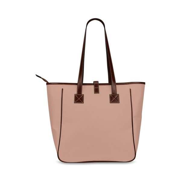 CHIU STYLE Waterproof Floral Logo Tote Bag - Brown 2024 Edition
