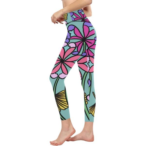 CHIU STYLE High-Waisted Leggings | Four Leaf Clover 2024 Design