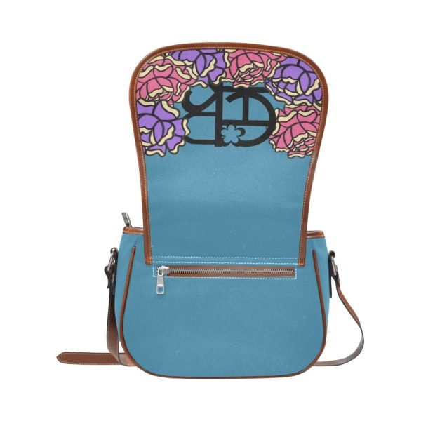 Chiu's Garden Bloom Saddle Bag in Elegant Modi Blue 2024 Edition