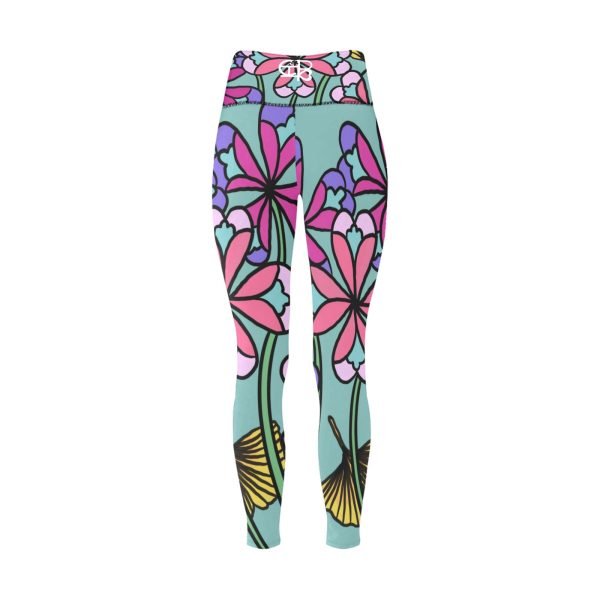 CHIU STYLE High-Waisted Leggings | Four Leaf Clover 2024 Design