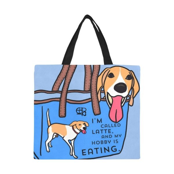CHIU STYLE Large Canvas Tote Bag - Light Blue 2024 Edition