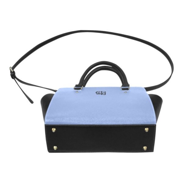 CHIU STYLE Ocean Blue and Candy Print Shoulder Handbag-2024 Edition