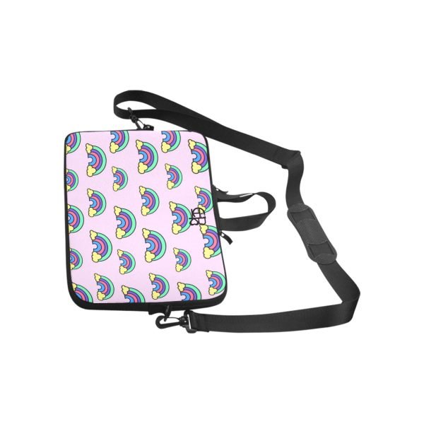 Rainbow Laptop Sleeve for MacBook Air 11" - Pink 2024 Edition