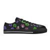 CHIU STYLE 2024 Women's Black Floral Canvas Shoes