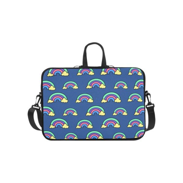 Navy blue Rainbow Laptop Sleeve for Macbook Air 11"