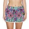 CHIU STYLE Women's Comfort Floral Sports Shorts - Breathable and Sweat-Absorbing Design