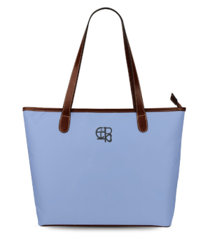 Chiu Style Ocean Blue Shoulder Tote Bag - Elegant & Durable Tote 2024, high-grade waterproof fabric with colorful floral pattern, dimensions 17.52'' x 12.01'' x 5''