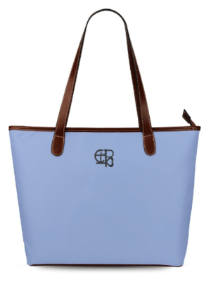 Chiu Style Ocean Blue Shoulder Tote Bag - Elegant & Durable Tote 2024, high-grade waterproof fabric with colorful floral pattern, dimensions 17.52'' x 12.01'' x 5''