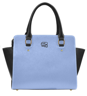 Chiu Style Ocean Blue Print Shoulder Handbag made from high-grade PU leather