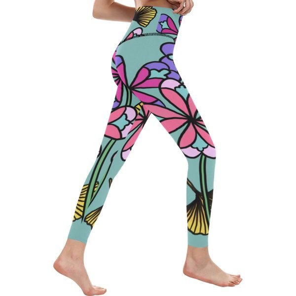 CHIU STYLE High-Waisted Leggings | Four Leaf Clover 2024 Design