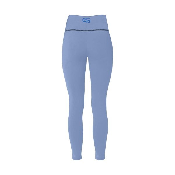 CHIU STYLE High-Waisted Leggings | Modi Blue 2024 Design