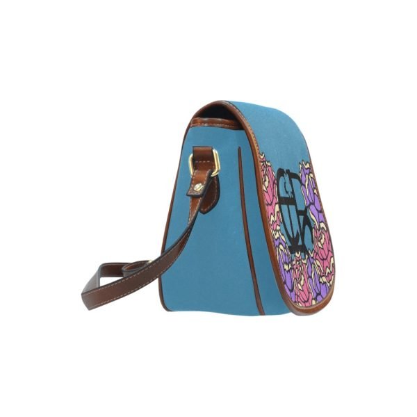 Chiu's Garden Bloom Saddle Bag in Elegant Modi Blue 2024 Edition