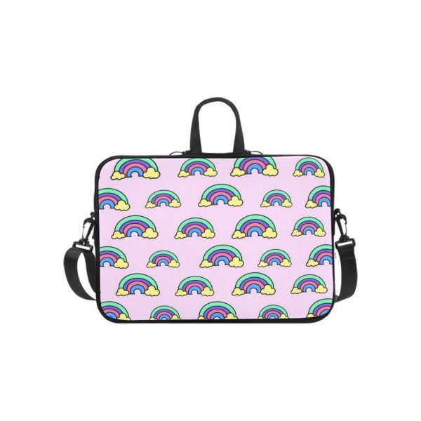 Rainbow Laptop Sleeve for MacBook Air 11" - Pink 2024 Edition