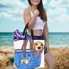 CHIU STYLE Large Canvas Tote Bag - White 2024 Edition