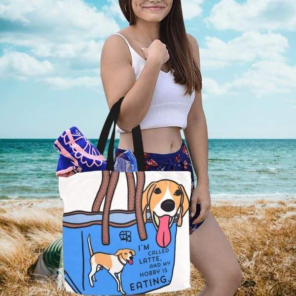 CHIU STYLE Large Canvas Tote Bag - White 2024 Edition