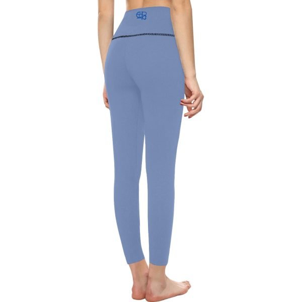 CHIU STYLE High-Waisted Leggings | Modi Blue 2024 Design