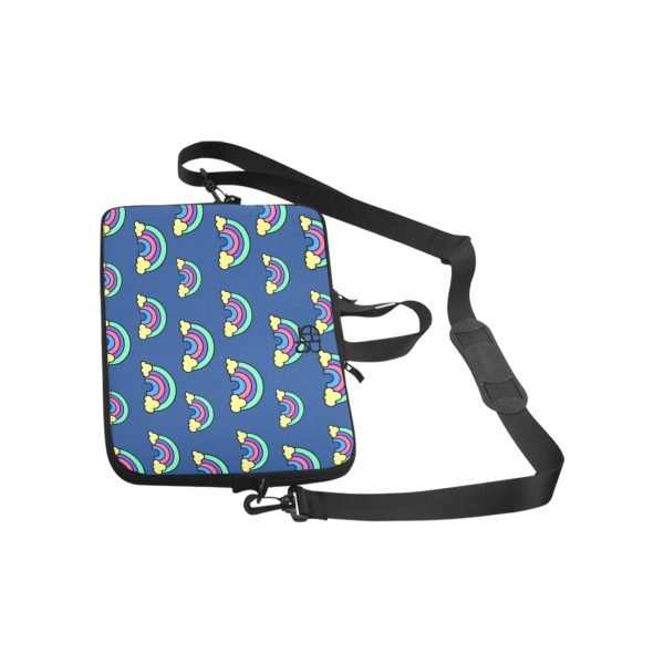 Navy blue Rainbow Laptop Sleeve for Macbook Air 11"