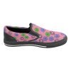 CHIU STYLE Pink Floral Slip-On Canvas Shoes - 2024 Edition
