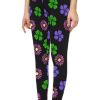 CHIU STYLE High-Waisted Flower Leggings | Strolling Through Flowers Design for Women