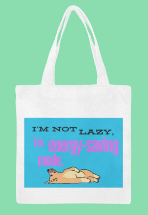 Energy-Saving Mode Canvas Tote Bag, Reusable & Eco-Friendly - 2024 Edition for Sustainable Shopping