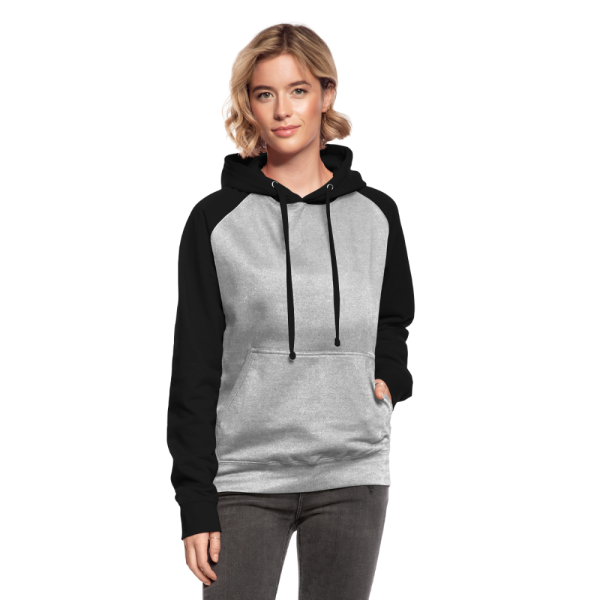 CHIU STYLE 2024 Sporty Unisex Hoodie – Gray/Black Baseball Style