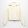 CHIU STYLE ZEN Women’s Cropped Hooded Jacket - 2024 Winter