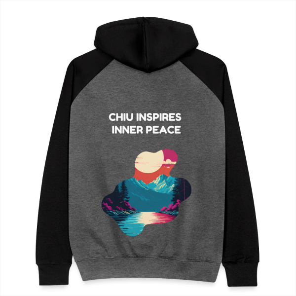 CHIU STYLE 2024  Sporty Unisexe Hoodie - Graphite/Black Baseball Style
