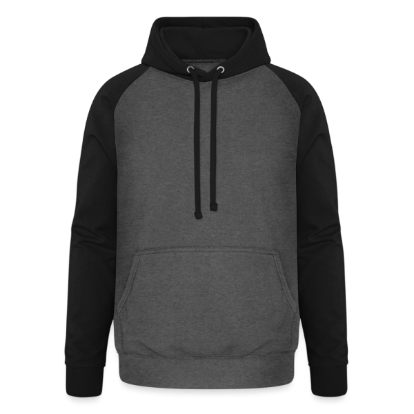 CHIU STYLE 2024  Sporty Unisexe Hoodie - Graphite/Black Baseball Style