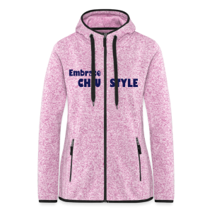 Embrace CHIU Pink Base Women’s Hooded Fleece Jacket – 2024 Edition