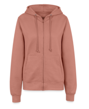 CHIU ATTITUDE 2024 Women Hooded Jacket with Full-Length YKK Zip and Soft Inner Fleece