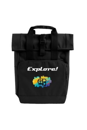 CHIU STYLE Roll Top Backpack 2024 – Stylish 14L backpack with padded straps and roll-top closure