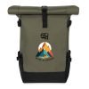 CHIU's Natural Large Rolltop Backpack – Eco-friendly design with a 22L capacity, padded laptop compartment, and water-resistant fabric.