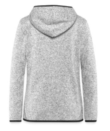 Embrace CHIU Black Base Women’s Hooded Fleece Jacket – 2024 Edition – Warm, Slim Fit, Zippered Pockets
