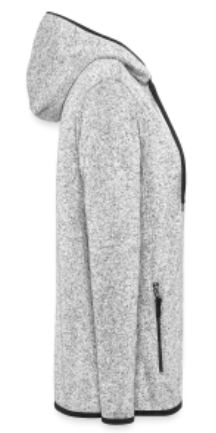 Embrace CHIU Black Base Women’s Hooded Fleece Jacket – 2024 Edition – Warm, Slim Fit, Zippered Pockets