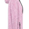 Embrace CHIU Pink Base Women’s Hooded Fleece Jacket – 2024 Edition – Warm, Slim Fit, Zippered Pockets