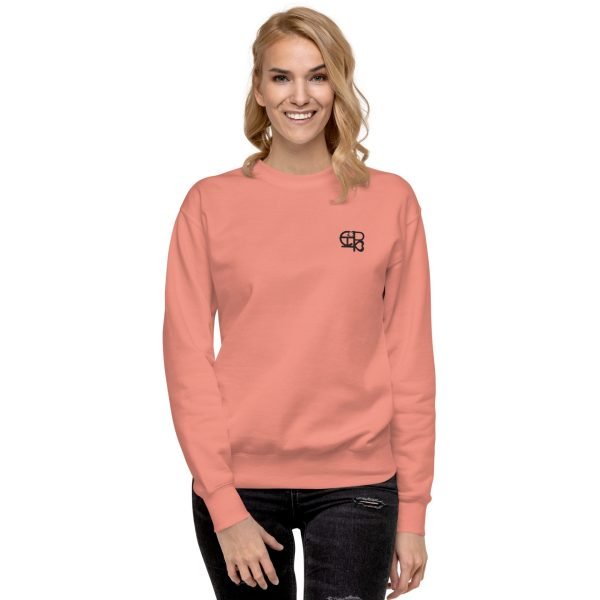 CHIU STYLE Logo Embroidery Unisex Premium Sweatshirt | Classic Streetwear Fleece Pullover