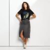 Organic Cotton T-Shirt – Black Women’s Sustainable Fashion Tee