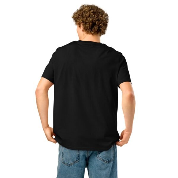 Dream Big Unisex Organic Ribbed Neck T-shirt - Black
