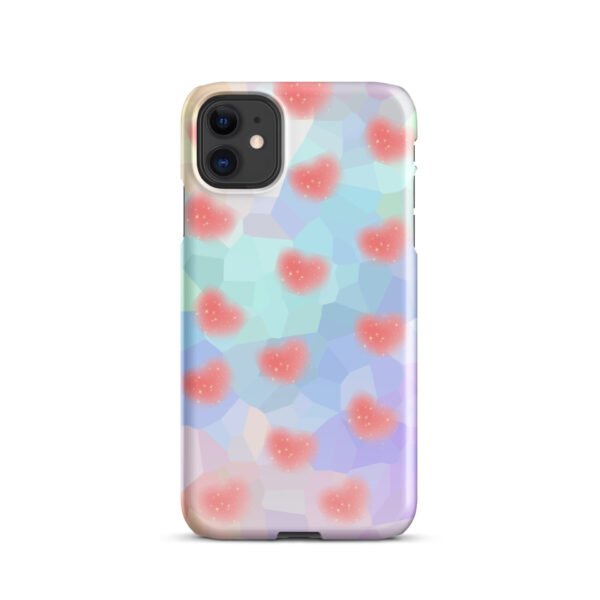 Shiny Heart Snap Case for iPhone®– Minimalist Cute Snap Cover