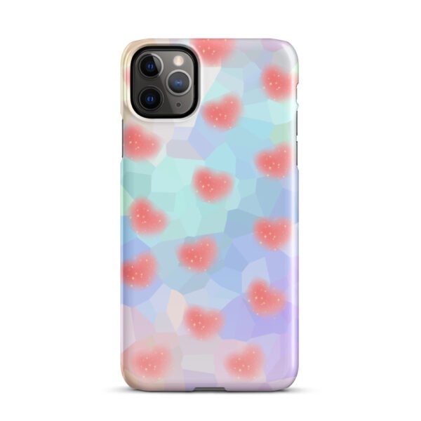 Shiny Heart Snap Case for iPhone®– Minimalist Cute Snap Cover