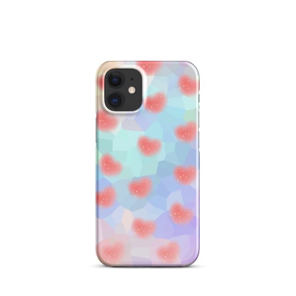 Shiny Heart Snap Case for iPhone®– Minimalist Cute Snap Cover