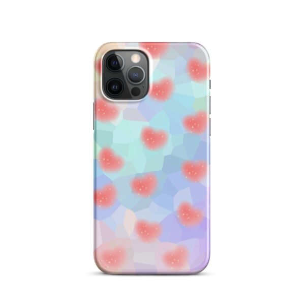 Shiny Heart Snap Case for iPhone®– Minimalist Cute Snap Cover