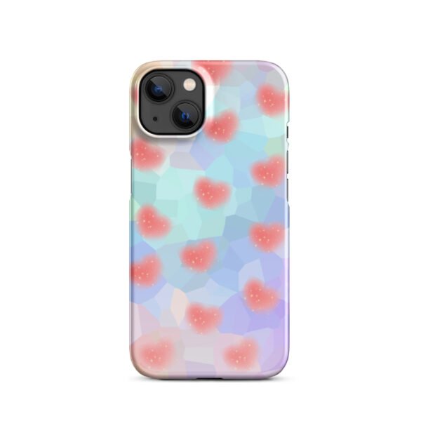 Shiny Heart Snap Case for iPhone®– Minimalist Cute Snap Cover
